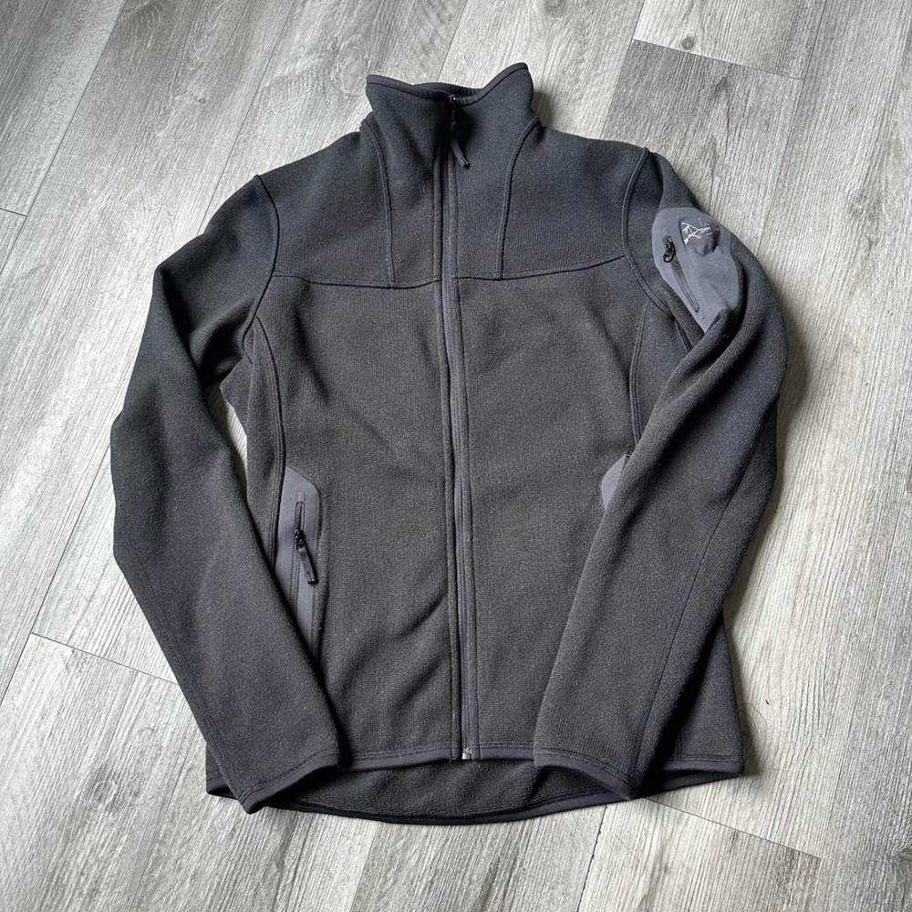 Arc'teryx Black Full-Zip Fleece Jacket